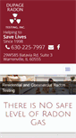 Mobile Screenshot of dupageradontesting.com